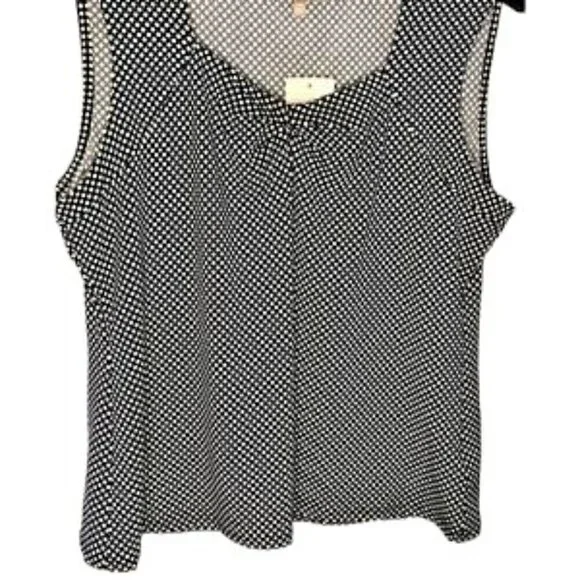 NWT Lauren by Ralph Lauren Printed Sleeveless/Tank-Navy Women’s XL - Picture 4 of 6